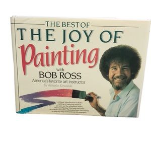 Vintage Bob Ross Hardcover “The Best of The Joy of Painting” 1989